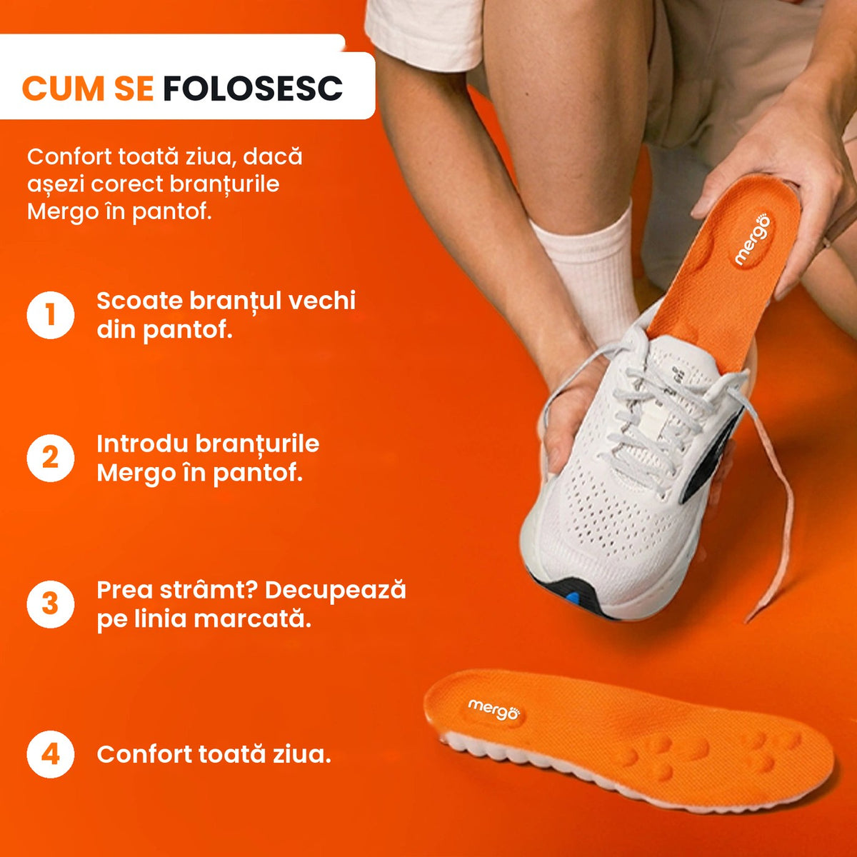 Cum se folosesc branțurile Mergo